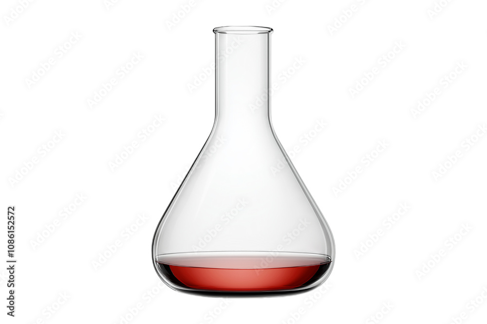 laboratory flask with liquid laboratory flask with liquid