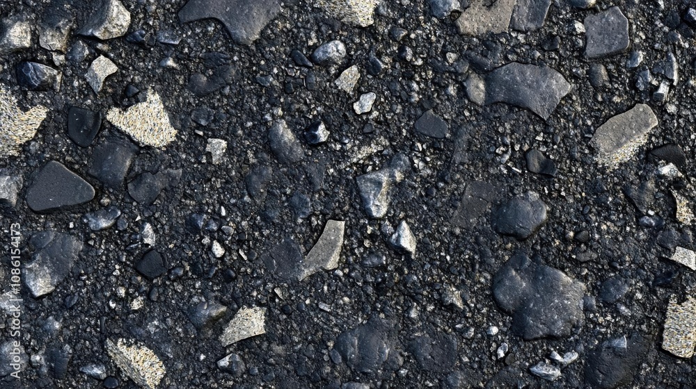 Dark Stone and Gravel Texture Dark Stone and Gravel Texture