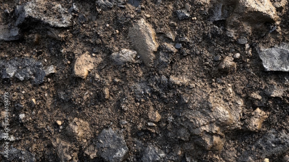 Rough and Rugged: Close-Up of a Rock Surface Rough and Rugged: Close-Up of a Rock Surface