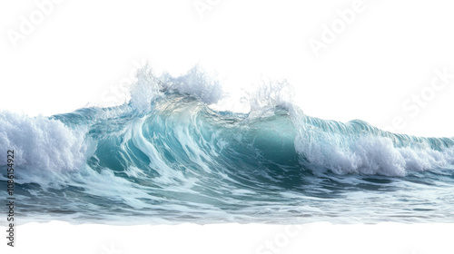 Fototapeta Naklejka Na Ścianę i Meble -  Ocean wave transparent background