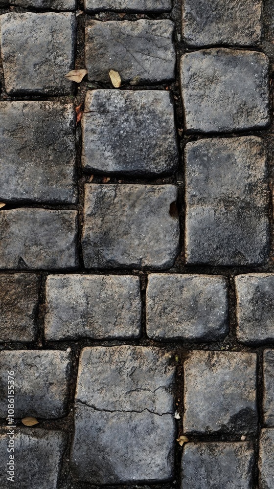 Weathered Stone Cobblestone Pathway Texture - A Rustic and Natural Background Weathered Stone Cobblestone Pathway Texture - A Rustic and Natural Background