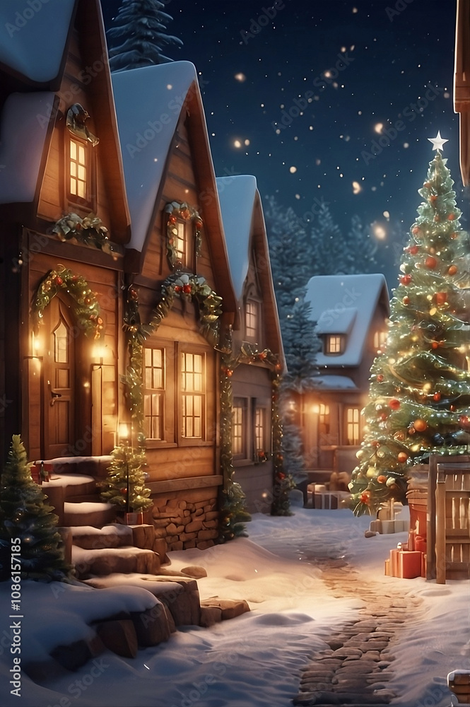 Festive christmas holiday, cozy winter atmosphere. Festive christmas holiday, cozy winter atmosphere.