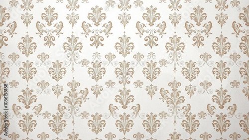 Plaster background with delicate floral pattern overlay, background, plaster