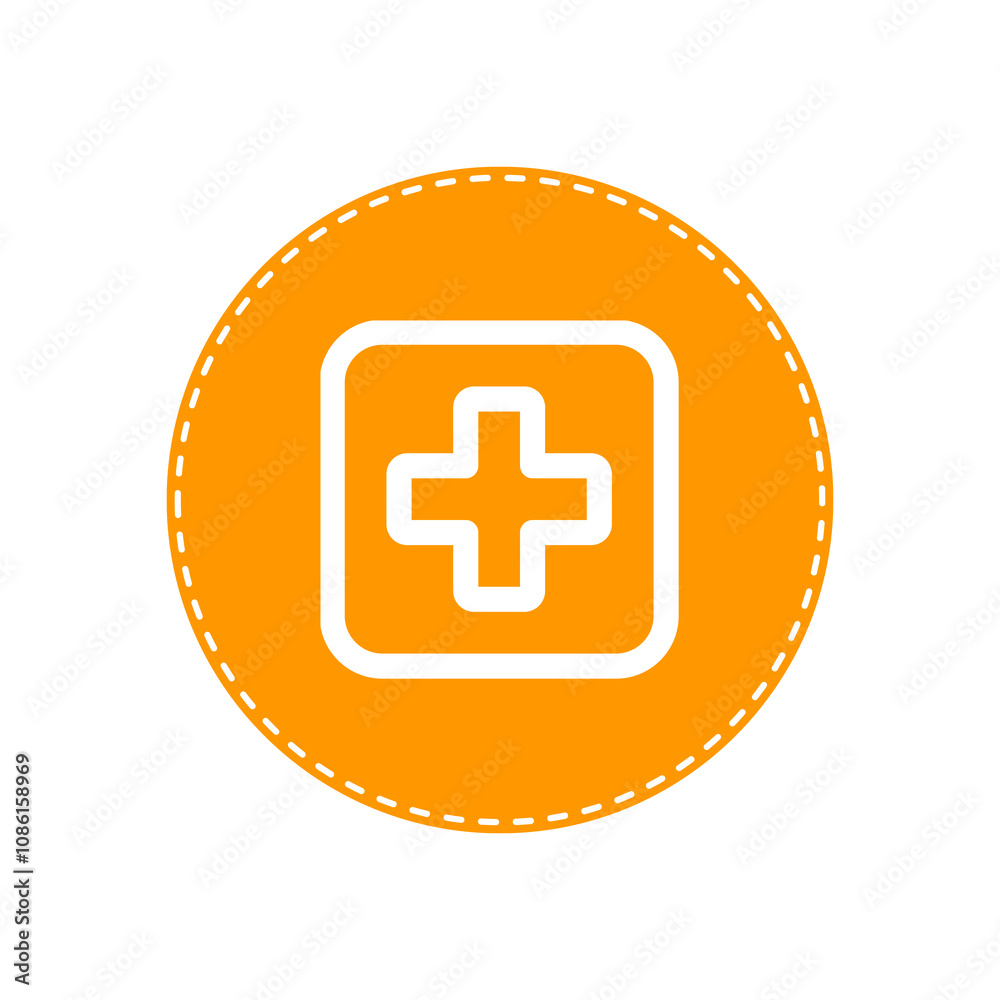 Hospital icon illustration Hospital icon illustration