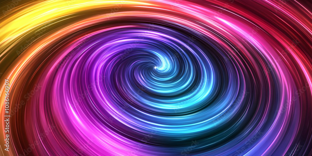 abstract colorful background with spirals, ai generated. abstract colorful background with spirals, ai generated.