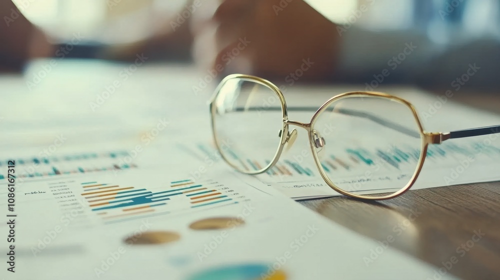 Business Analysis with Glasses on Charts and Reports Business Analysis with Glasses on Charts and Reports