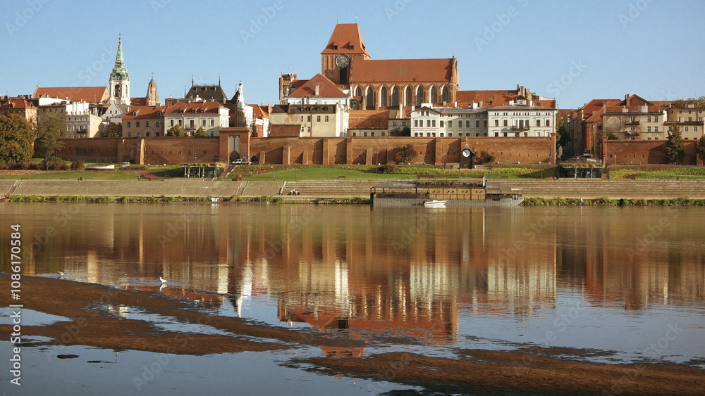Obraz premium Panorama Toruńia