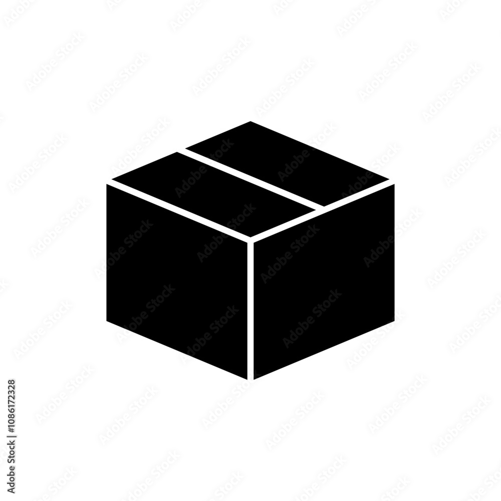 Box icon vector. box sign and symbol, parcel, package Box icon vector. box sign and symbol, parcel, package