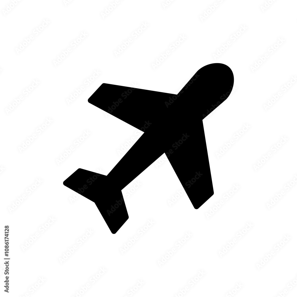 Plane icon vector. Airplane sign and symbol. Flight transport symbol. Travel sign. aeroplane Plane icon vector. Airplane sign and symbol. Flight transport symbol. Travel sign. aeroplane