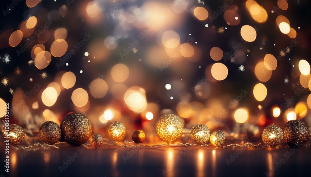 festive bokeh effect with blurry christmas lights creating a joyful holiday ambiance festive bokeh effect with blurry christmas lights creating a joyful holiday ambiance