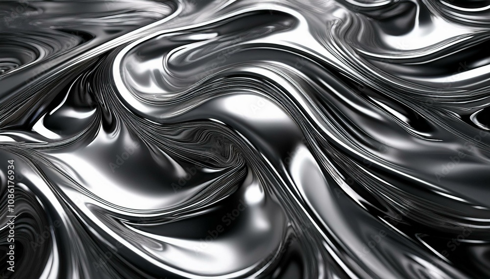 metal chrome liquid background metal chrome liquid background