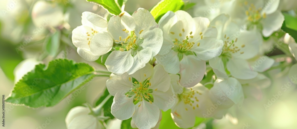 Obraz premium Blossoming Apple Tree in Spring