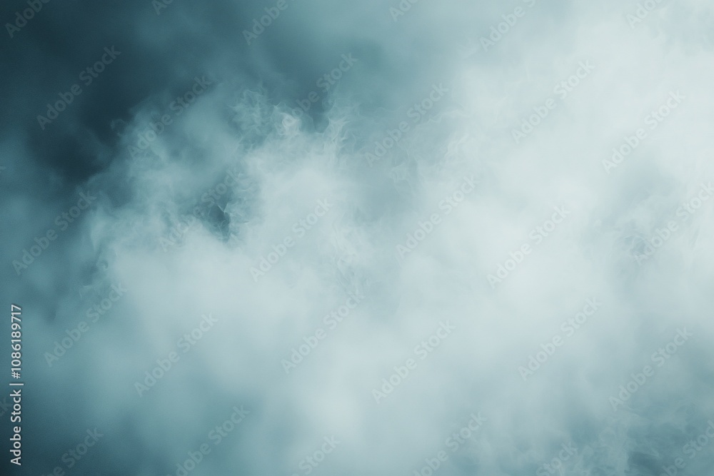 Mysterious Mist: A Calm Yet Eerie Atmospheric Scene Mysterious Mist: A Calm Yet Eerie Atmospheric Scene