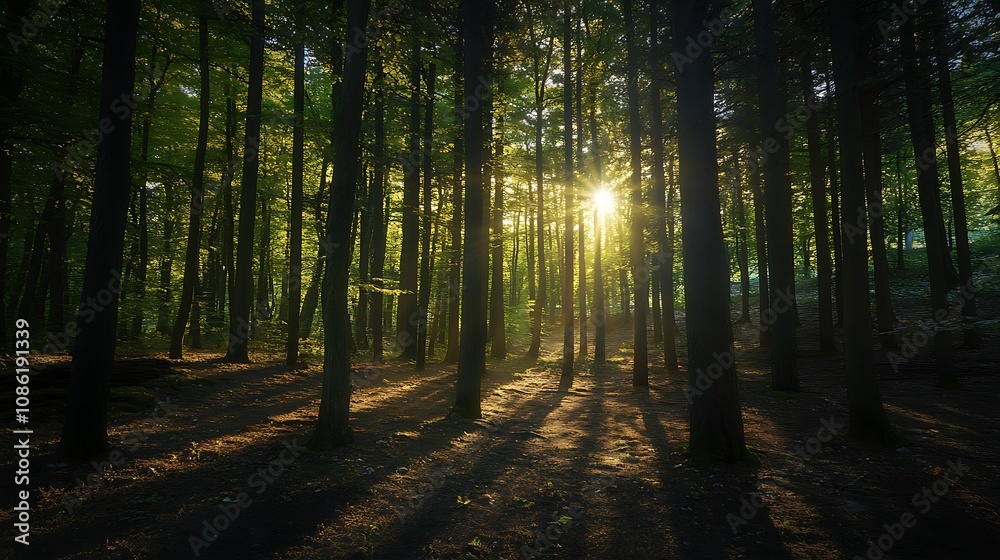 Sunbeams in the Forest Sunbeams in the Forest