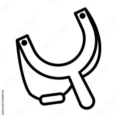 slingshot Line Icon