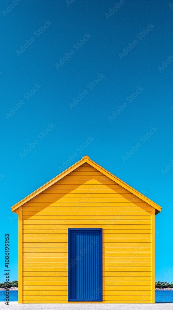 yellow house