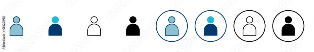 User Icon vector isolated on white background. person sign. people icon. User Icon vector isolated on white background. person sign. people icon.