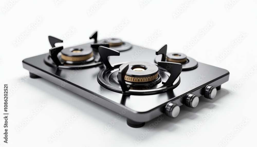 Sleek Modern Gas Stove - Premium Kitchen Appliance Sleek Modern Gas Stove - Premium Kitchen Appliance