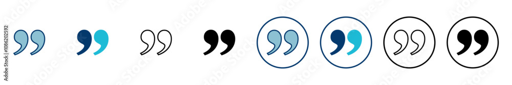 Quote icon vector isolated on white background. Quote sign icon. Quotation mark symbol. Quote icon vector isolated on white background. Quote sign icon. Quotation mark symbol.
