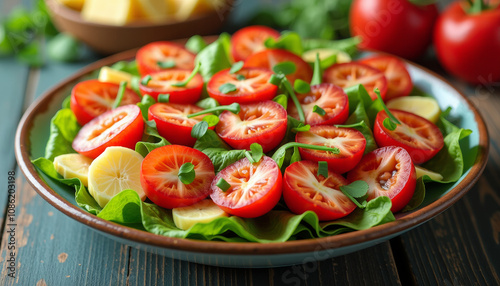 Vibrant Tomato Salad with Fresh Herbs