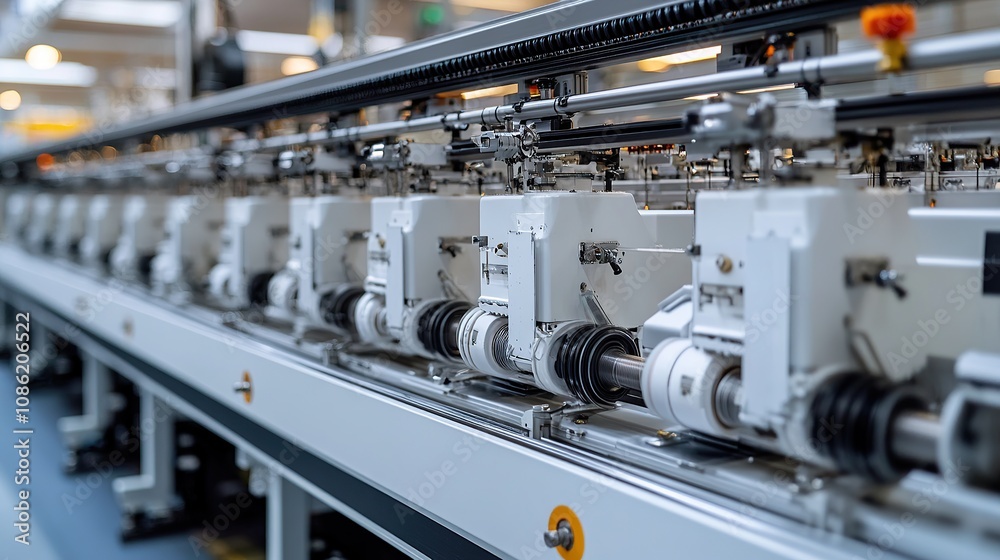 A close-up of industrial machinery showcasing precision engineering and assembly. A close-up of industrial machinery showcasing precision engineering and assembly.