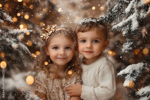 Christmas Children Portrait