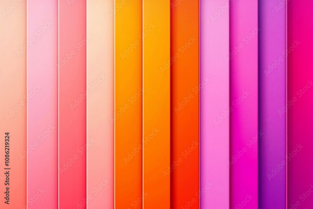 Vibrant Gradient Stripes in Shades of Pink and Orange Vibrant Gradient Stripes in Shades of Pink and Orange