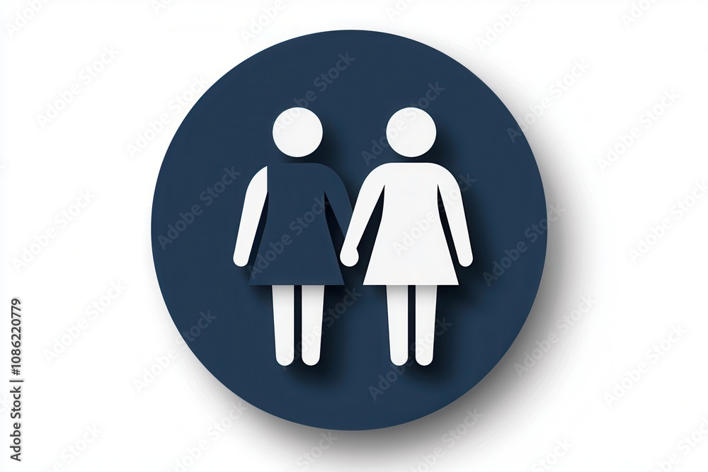 Social Security benefits concept. The image features two stylized figures, representing women, holding hands against a circular background, symbolizing friendship or connection. Social Security benefits concept. The image features two stylized figures, representing women, holding hands against a circular background, symbolizing friendship or connection.