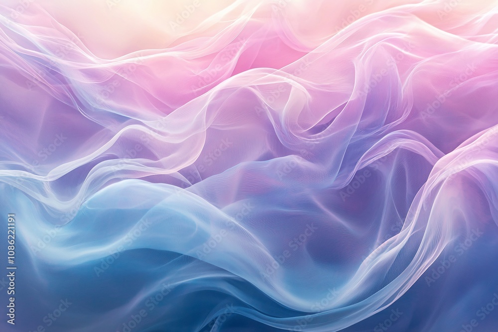 Dreamy Waves of Color: Ethereal Abstract Background Dreamy Waves of Color: Ethereal Abstract Background