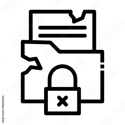 cyber security Line Icon