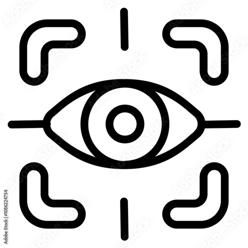 Eye check icon