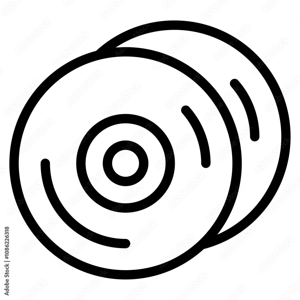 Music cd icon Music cd icon