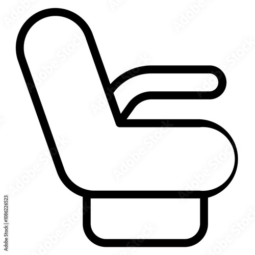 Passenger seats icon
