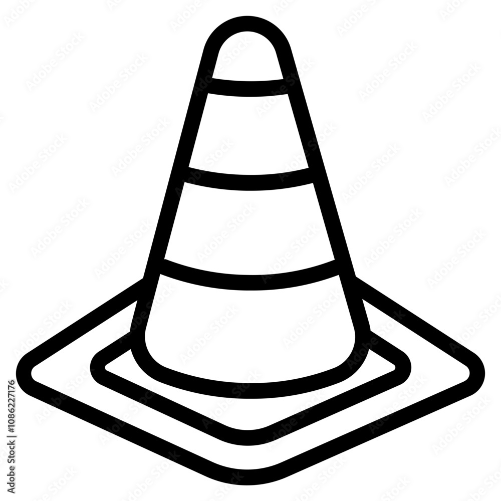 Safety cones icon Safety cones icon