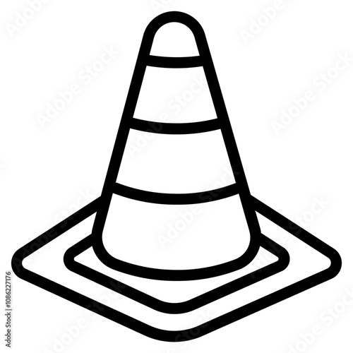 Safety cones icon