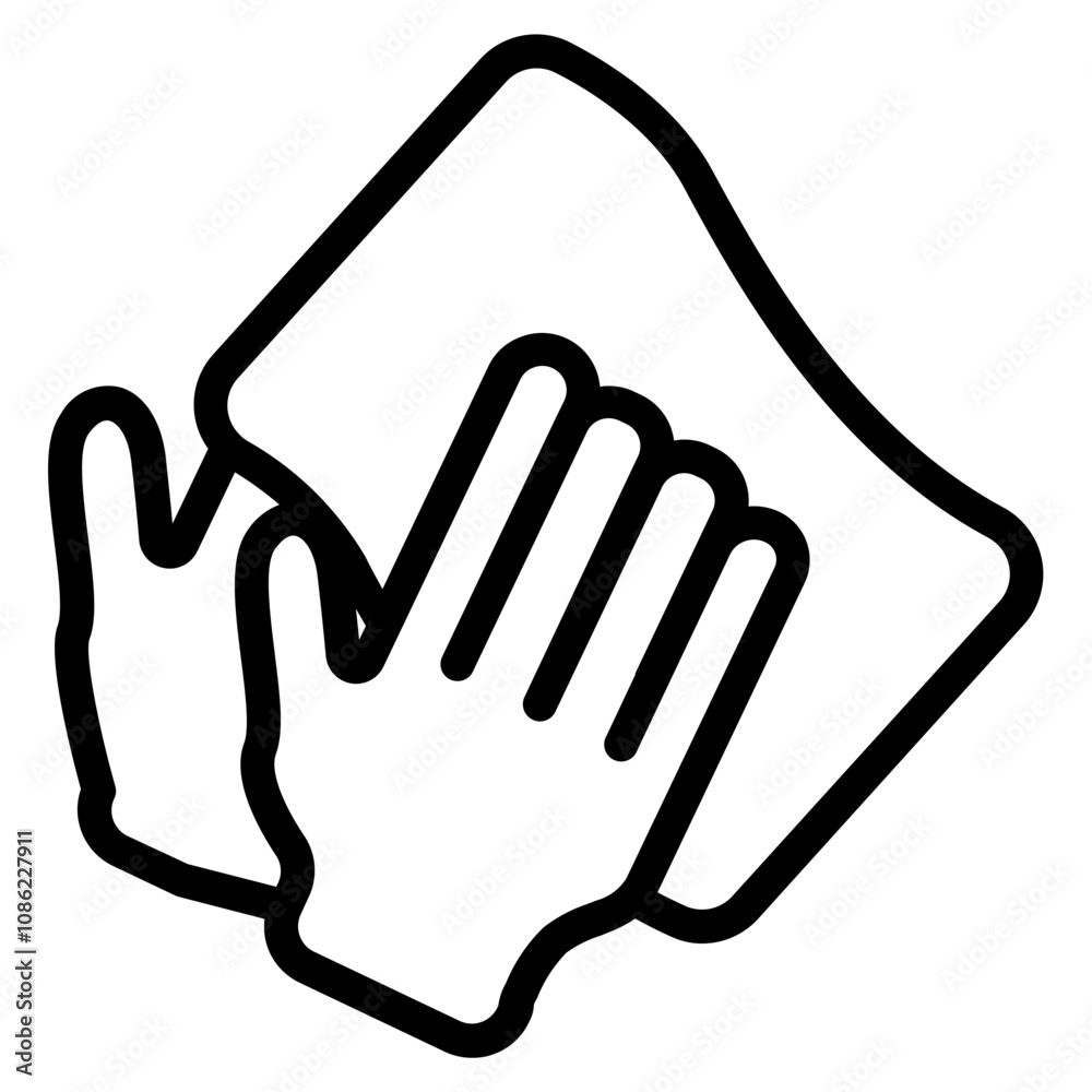 Obraz premium Tissue paper icon