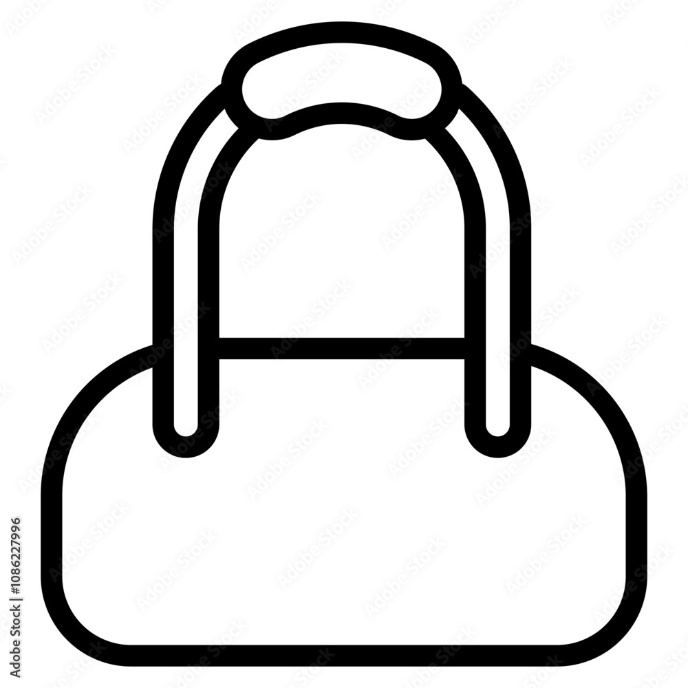 Top handle bag icon