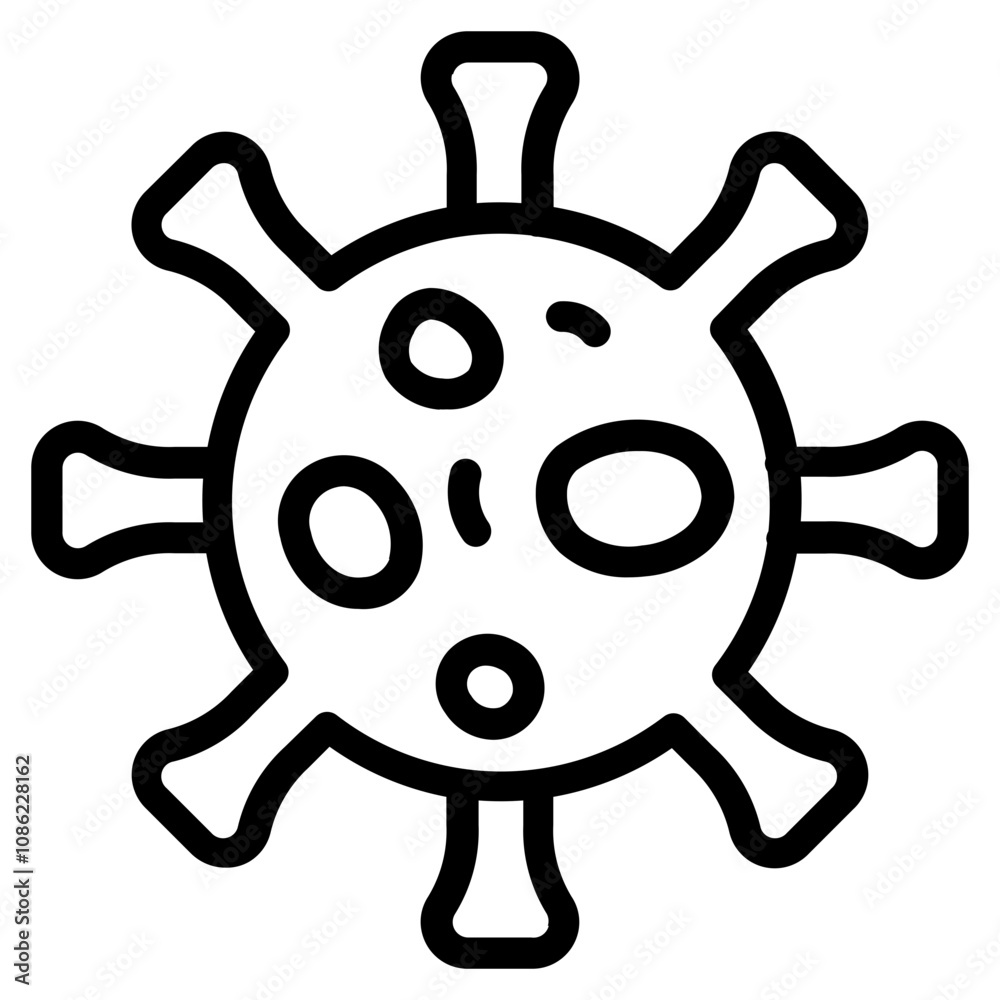 Obraz premium Virus icon