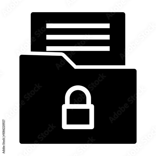 confidential Solid icon