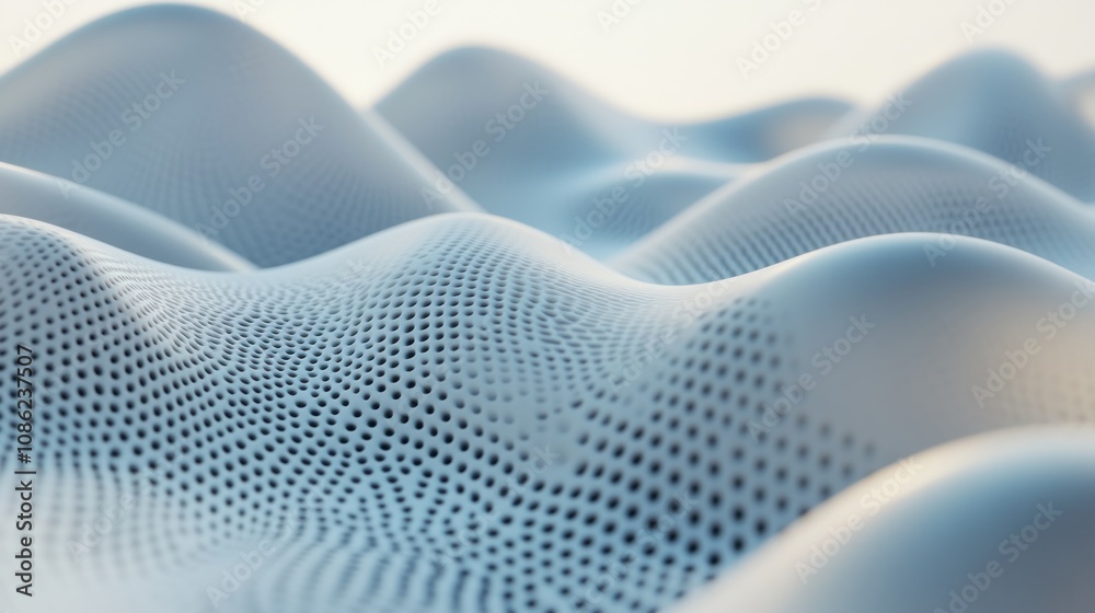Abstract blue waves with a textured surface. Abstract blue waves with a textured surface.