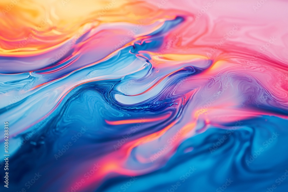 Vivid Swirls: A Dance of Colorful Abstract Fluidity Vivid Swirls: A Dance of Colorful Abstract Fluidity
