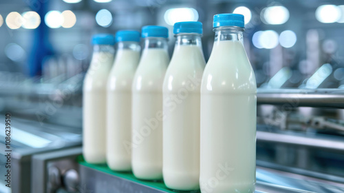 Efficient milk bottle filling lines ensure smooth production in dairy facilities, boosting output and maintaining quality standards. photo