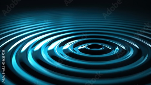 Dive into the depths of blue with abstract waves that resonate and create a vibrant ripple of energy.