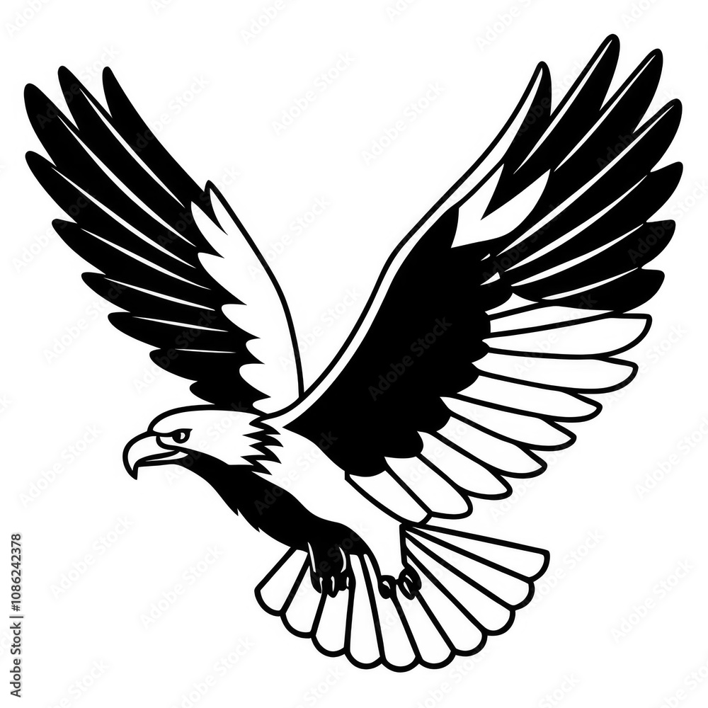 Fototapeta premium eagle vector illustration