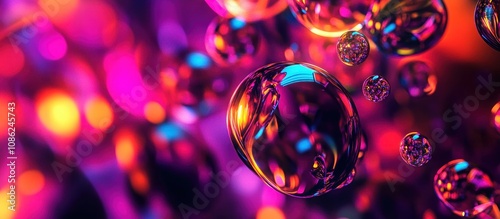 Abstract Colorful Spheres