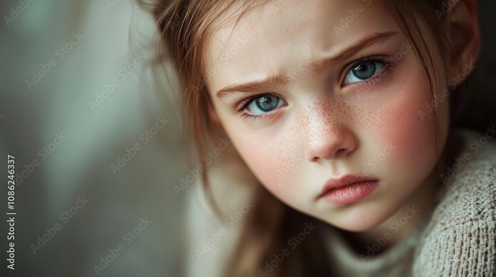 Close-up Portrait of a Child Close-up Portrait of a Child