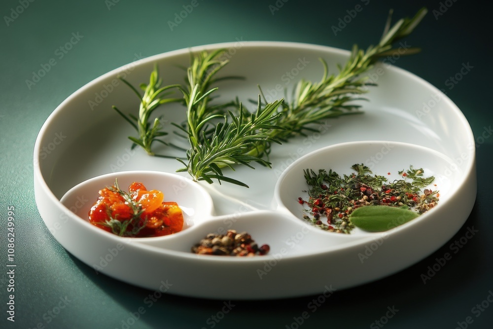 mortar with herbs and spices mortar with herbs and spices