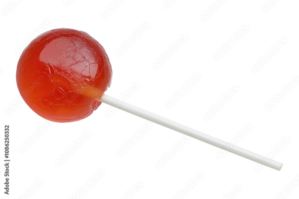 red lollipop isolated on white background red lollipop isolated on white background