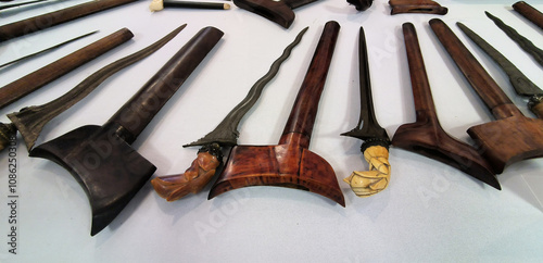 Keris melayu weaphon and spiritual of the local people culture.