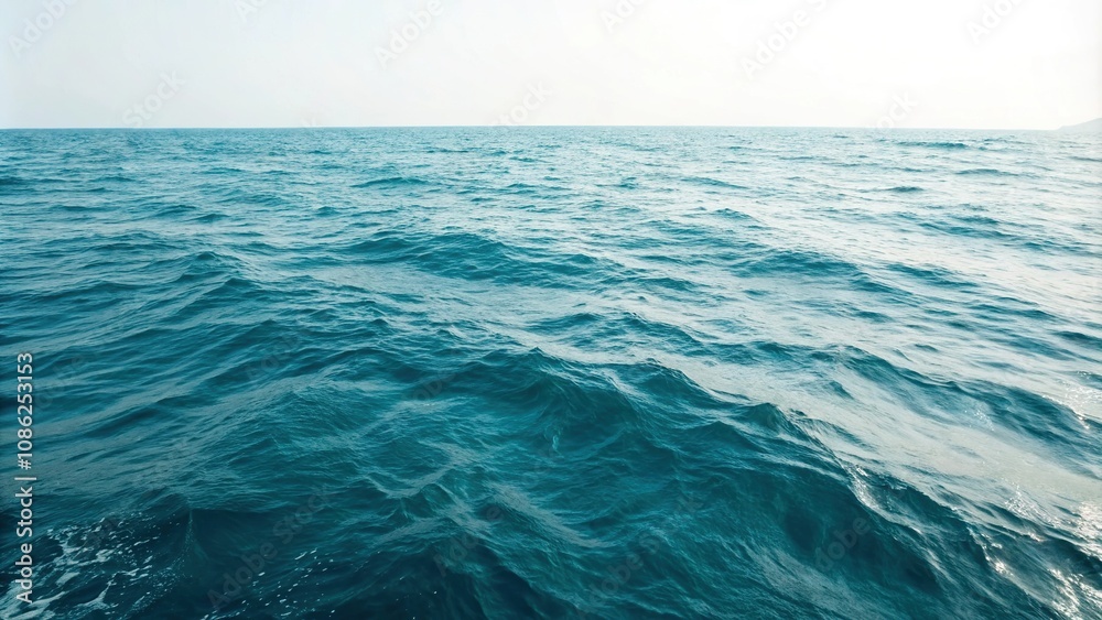 Oceanic texture with wavy lines and blue hues, calming, wavy lines, soothing, nature-inspired